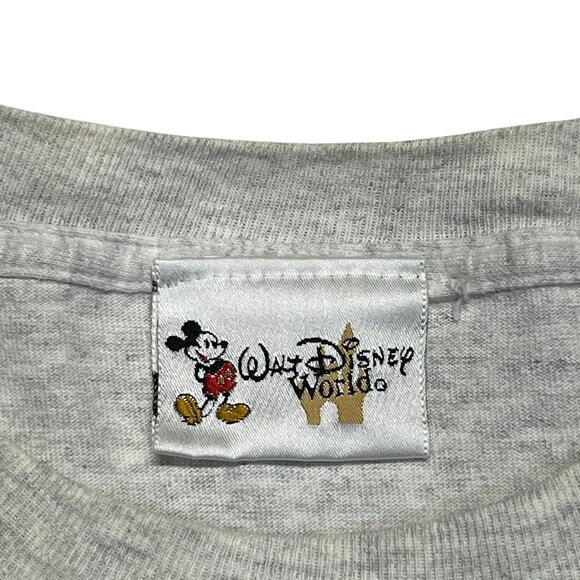 Vintage Walt Disney World Shirt Size L Disney Magic Music Days Gray Short Sleeve - Picture 3 of 3